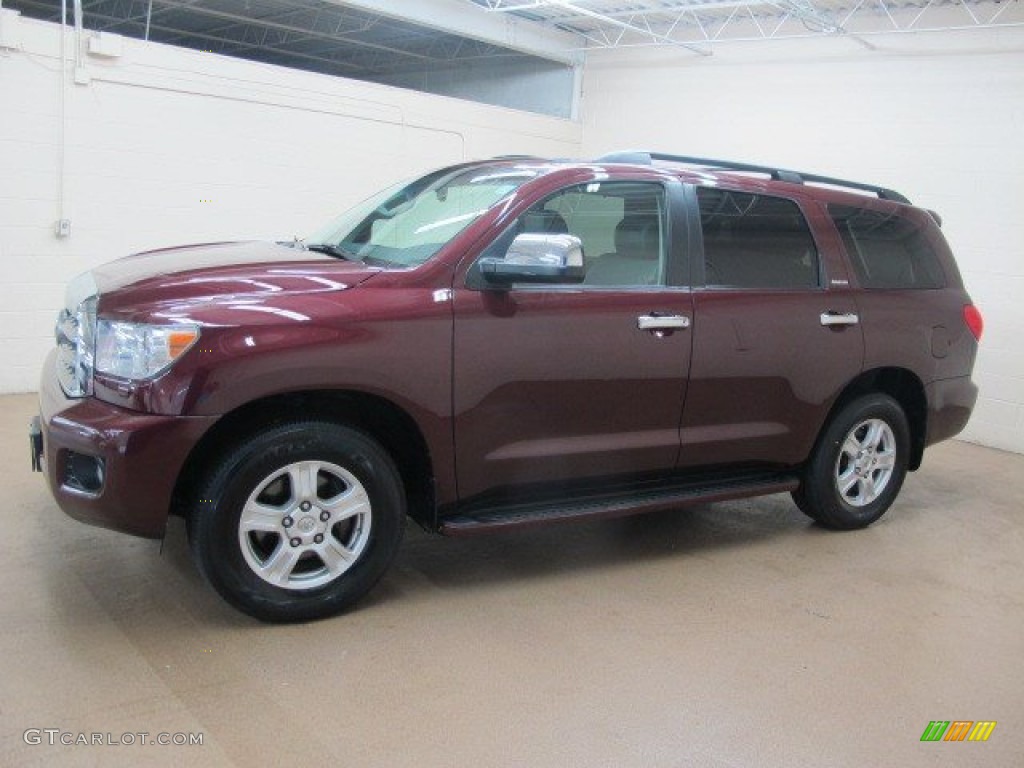 2008 Sequoia Limited 4WD - Cassis Red Pearl / Graphite photo #4