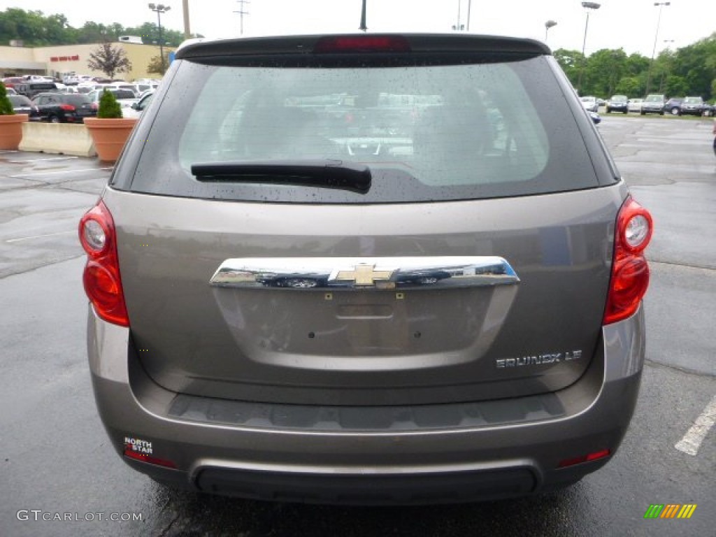 2010 Equinox LS - Mocha Steel Metallic / Jet Black/Light Titanium photo #4