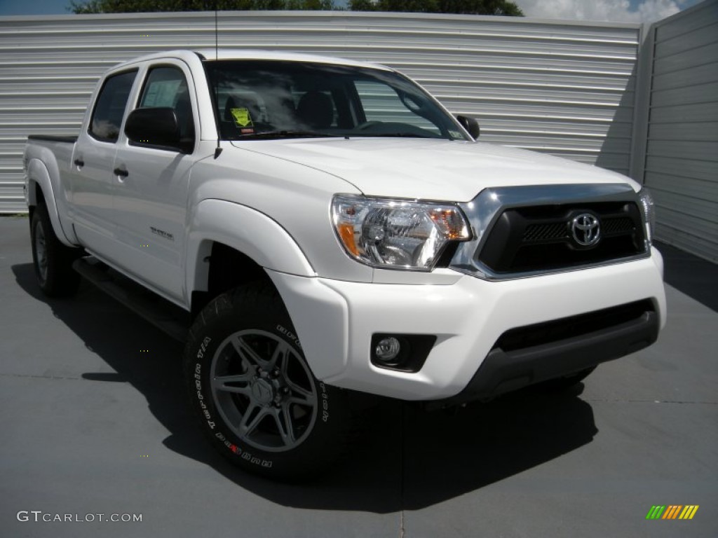 Super White Toyota Tacoma