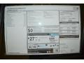 2015 BMW X1 sDrive28i Window Sticker