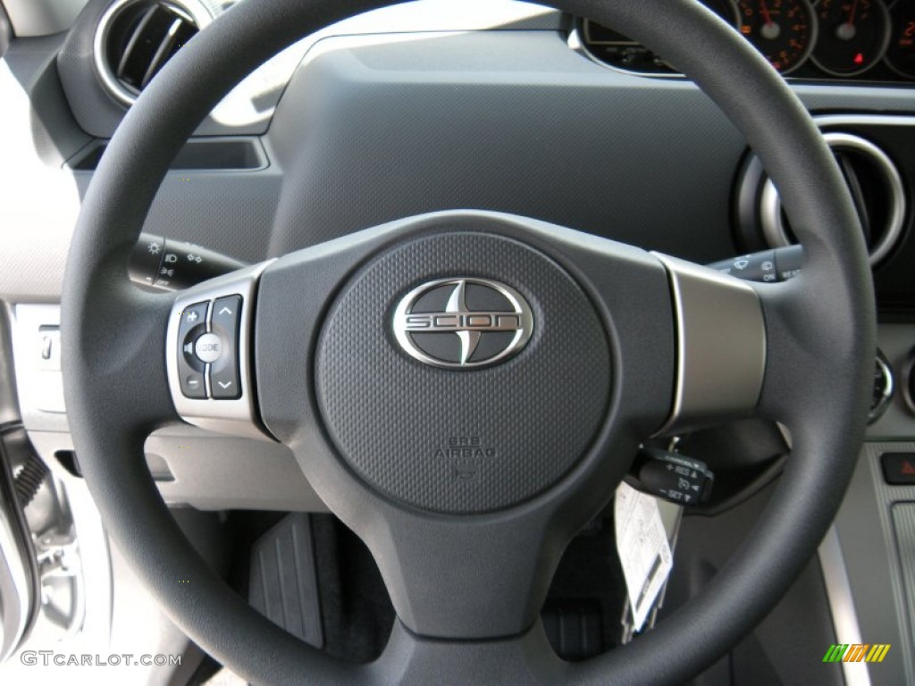 2014 Scion xB Standard xB Model Dark Gray Steering Wheel Photo #94595680