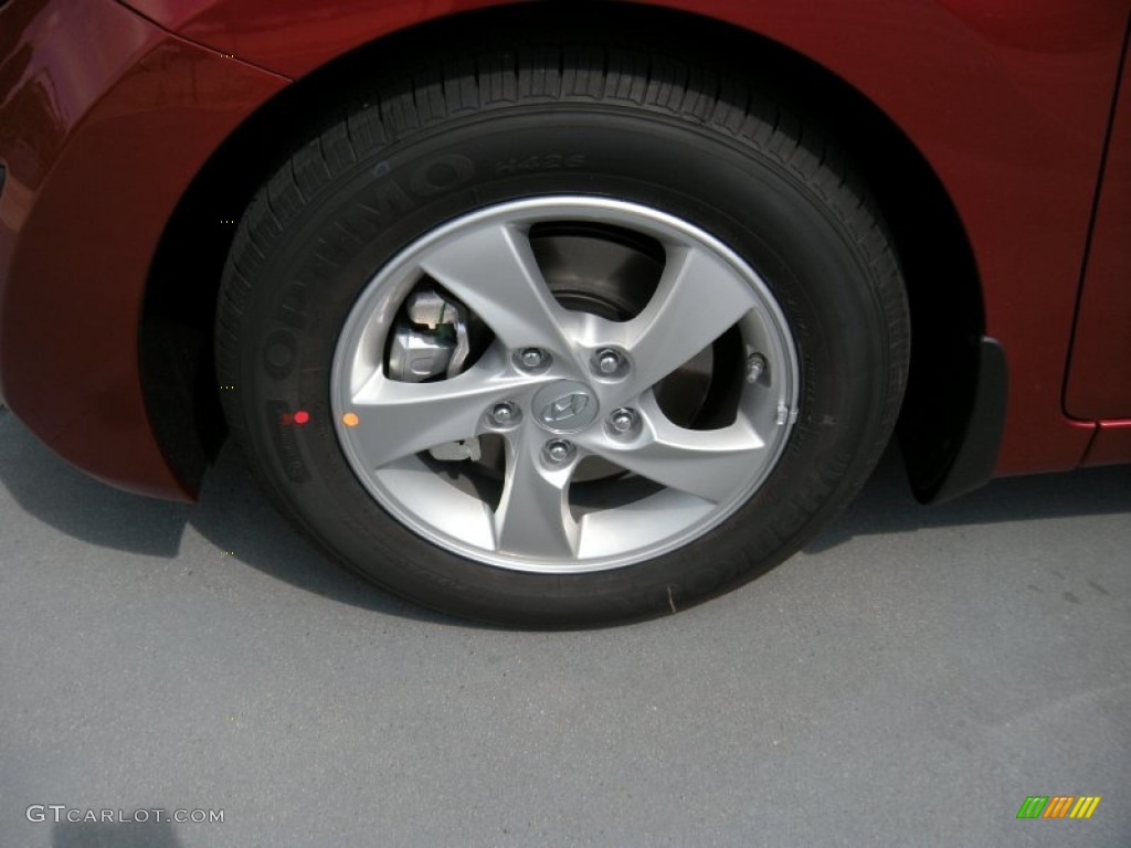 2014 Elantra SE Sedan - Red / Gray photo #11
