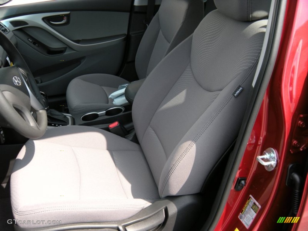 2014 Elantra SE Sedan - Red / Gray photo #22