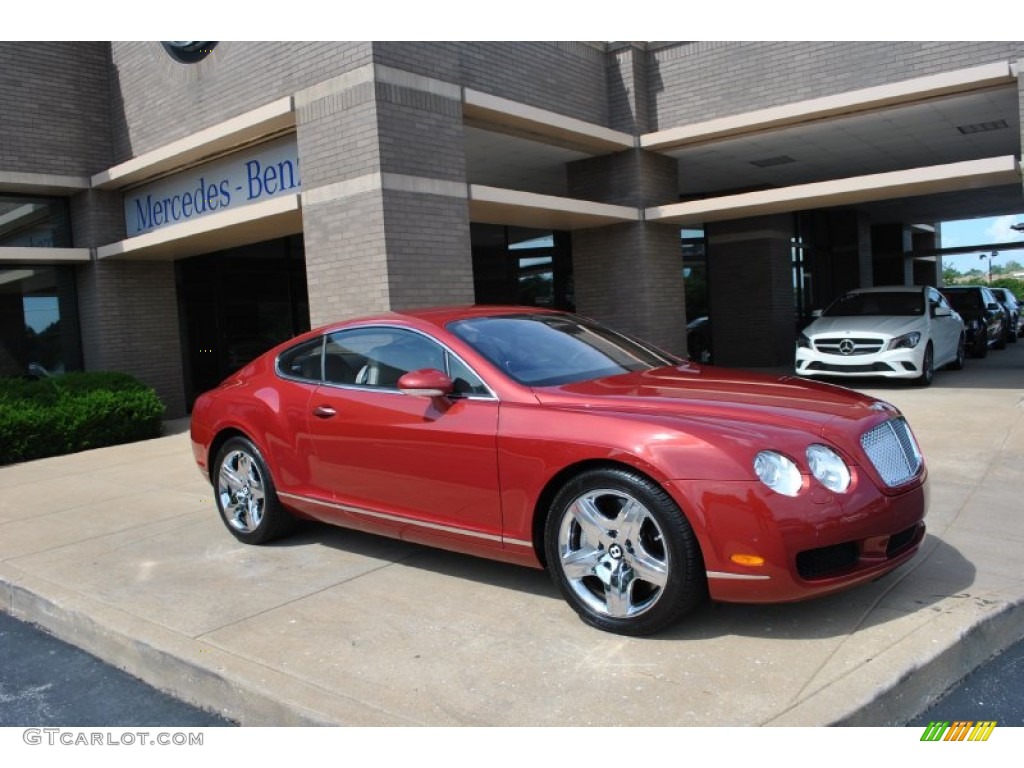 2004 Umbrian Red Bentley Continental Gt 94592418