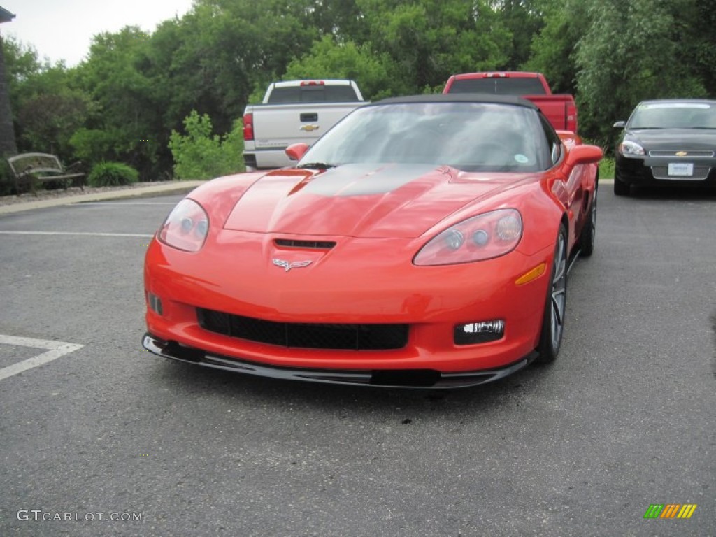 2013 Corvette 427 Convertible Collector Edition - Inferno Orange Metallic / Ebony photo #2