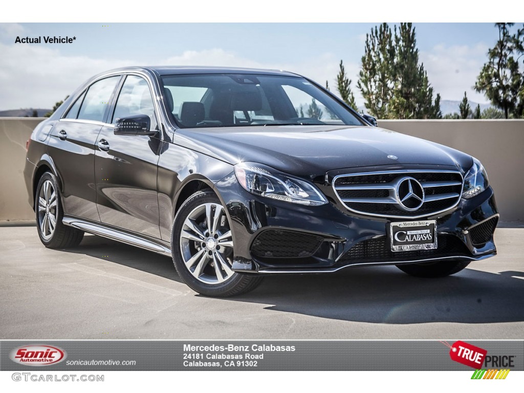 2014 E E250 BlueTEC Sedan - Black / Black photo #1