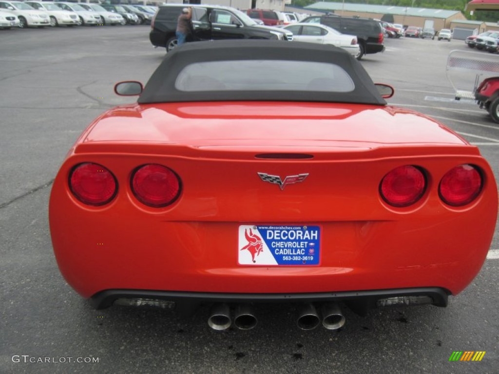 2013 Corvette 427 Convertible Collector Edition - Inferno Orange Metallic / Ebony photo #5