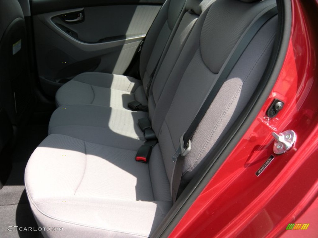 2014 Elantra SE Sedan - Red / Gray photo #19