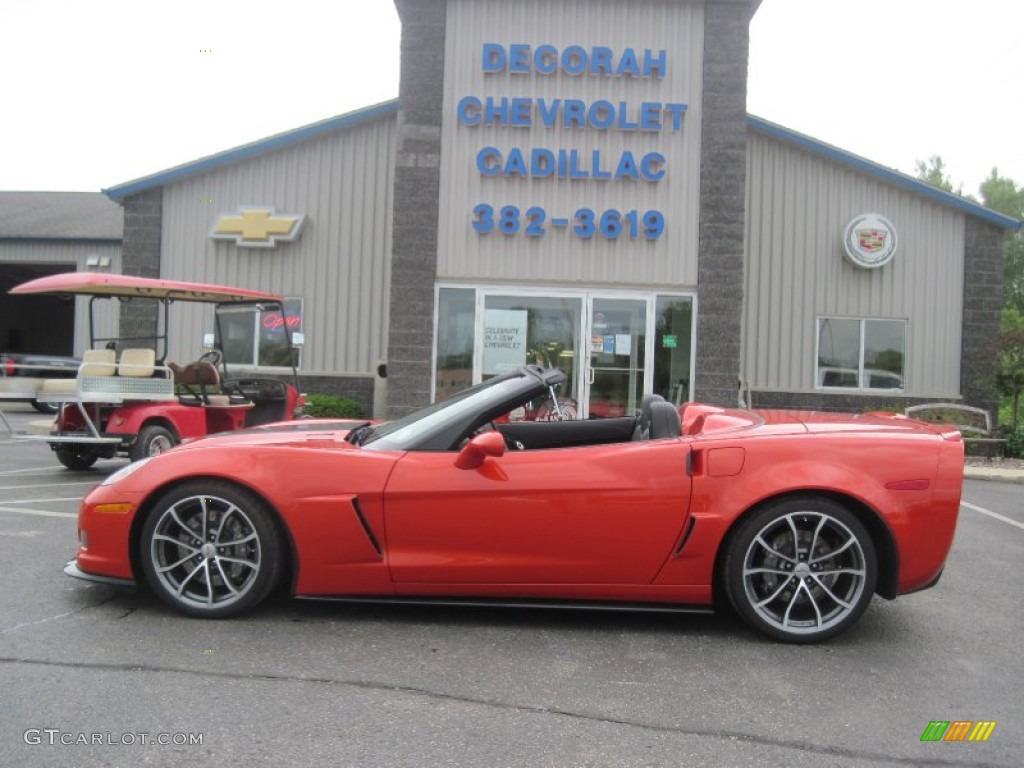 2013 Corvette 427 Convertible Collector Edition - Inferno Orange Metallic / Ebony photo #10