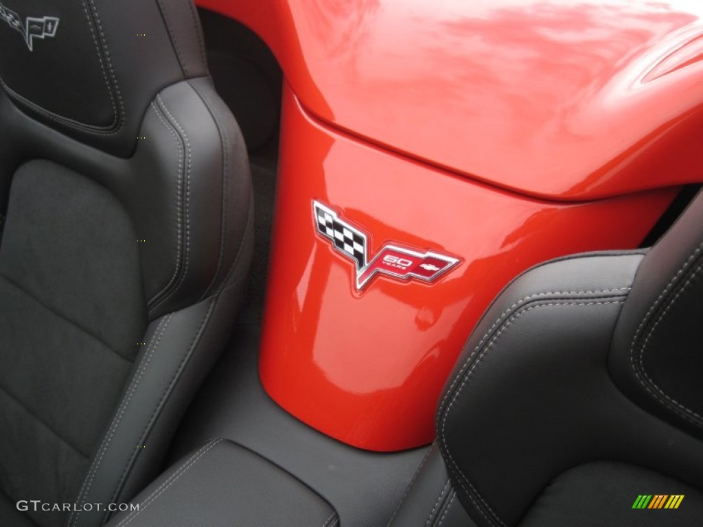 2013 Corvette 427 Convertible Collector Edition - Inferno Orange Metallic / Ebony photo #17