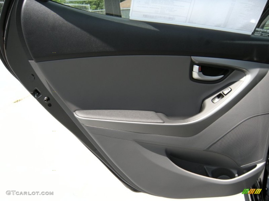 2014 Elantra Limited Sedan - Black / Gray photo #19