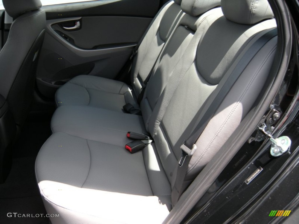 2014 Elantra Limited Sedan - Black / Gray photo #20