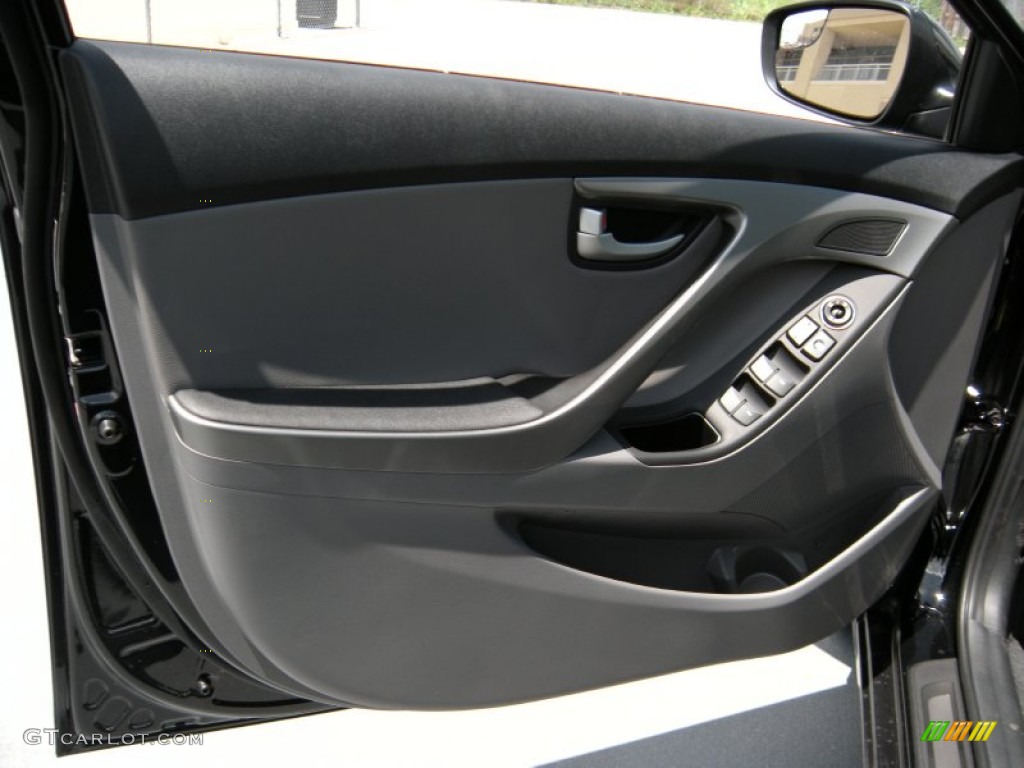 2014 Elantra Limited Sedan - Black / Gray photo #21