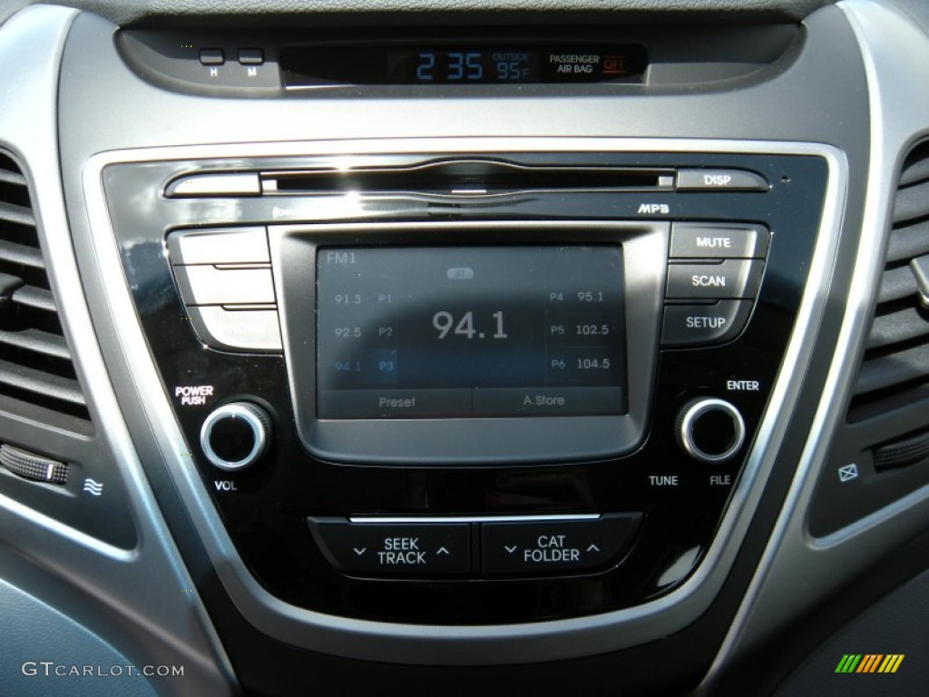 2014 Elantra Limited Sedan - Black / Gray photo #27