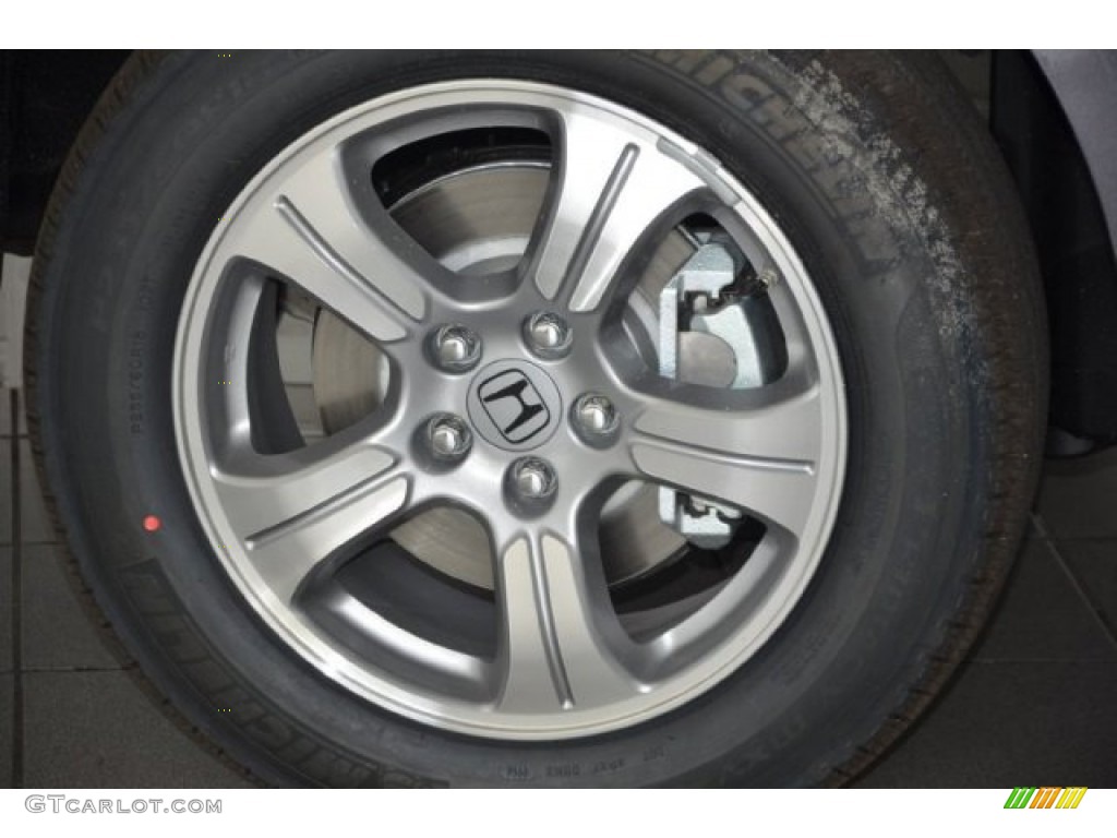 2015 Pilot EX - Modern Steel Metallic / Gray photo #3