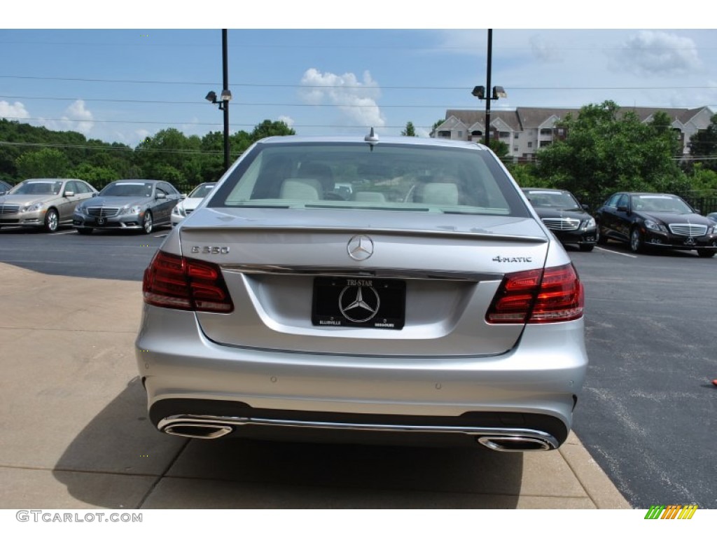 2014 E 350 4Matic Sport Sedan - Iridium Silver Metallic / Grey/Black photo #3