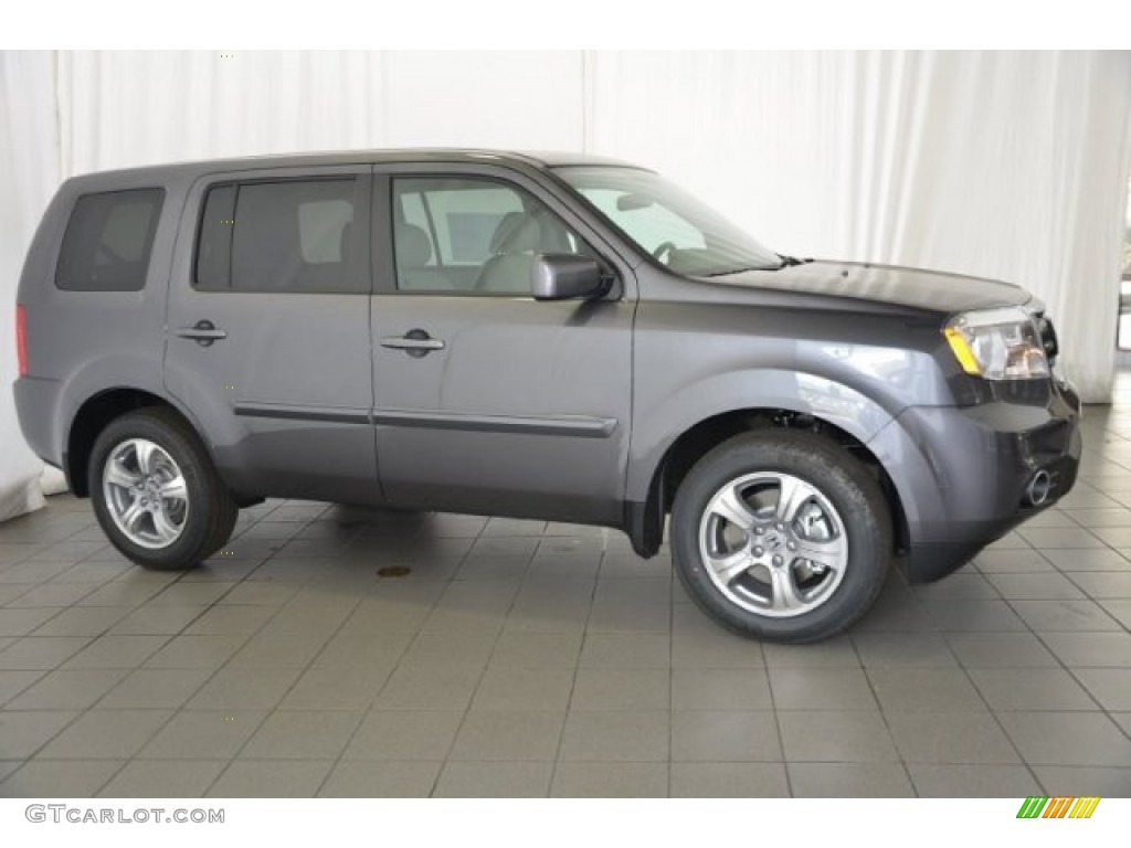 2015 Pilot EX - Modern Steel Metallic / Gray photo #6