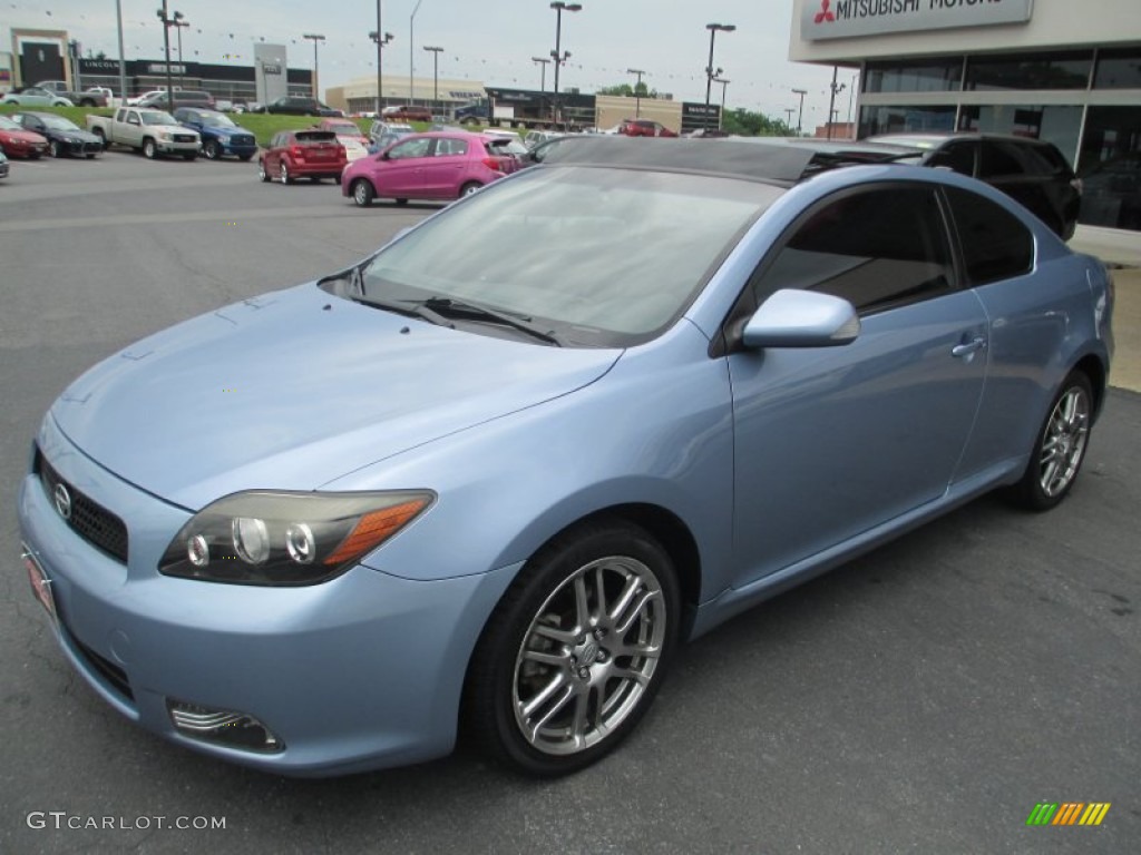 2008 tC  - Wave Line Blue Pearl / Dark Charcoal Gray photo #3