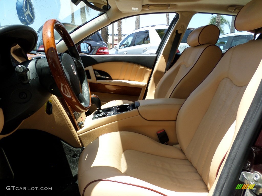 Beige (Tan) Interior 2008 Maserati Quattroporte Executive GT Photo #94598540