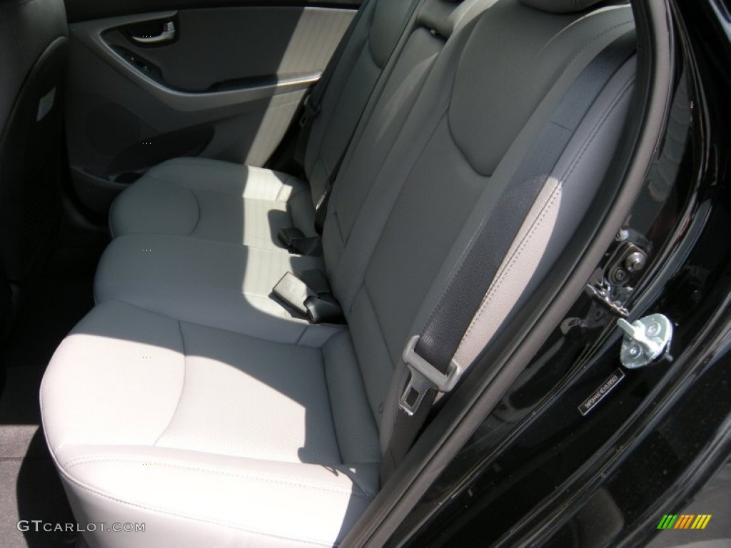 2014 Elantra Limited Sedan - Black / Gray photo #21