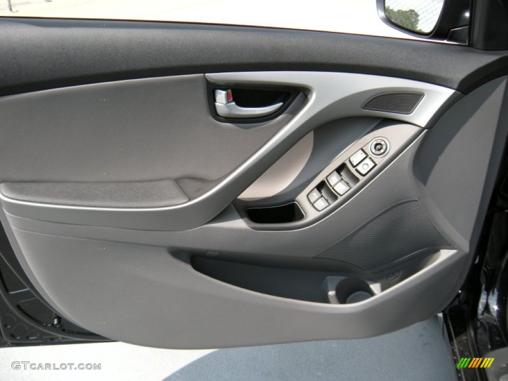 2014 Elantra Limited Sedan - Black / Gray photo #22