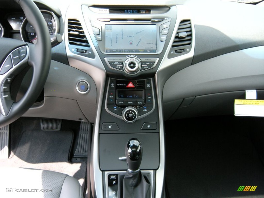 2014 Elantra Limited Sedan - Black / Gray photo #28