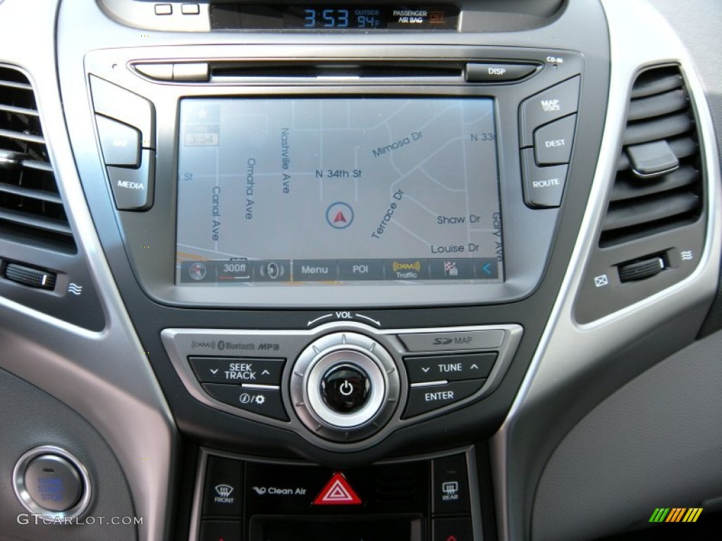 2014 Elantra Limited Sedan - Black / Gray photo #29