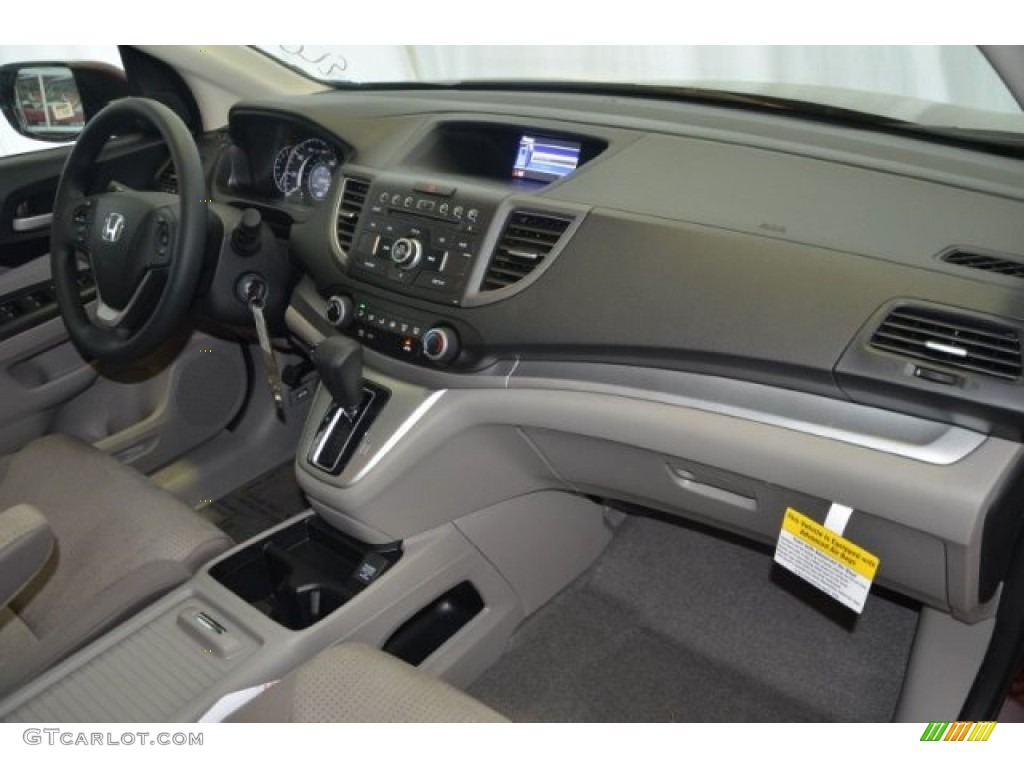2014 CR-V EX AWD - Basque Red Pearl II / Gray photo #25