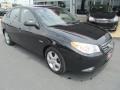 Black Pearl 2007 Hyundai Elantra GLS Sedan