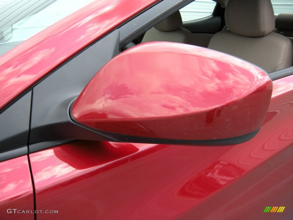 2014 Elantra SE Sedan - Red / Beige photo #12