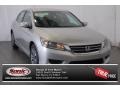 2014 Alabaster Silver Metallic Honda Accord LX Sedan  photo #1
