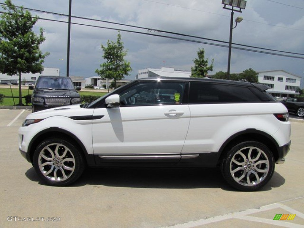 Fuji White 2013 Land Rover Range Rover Evoque Pure Coupe Exterior Photo #94601509