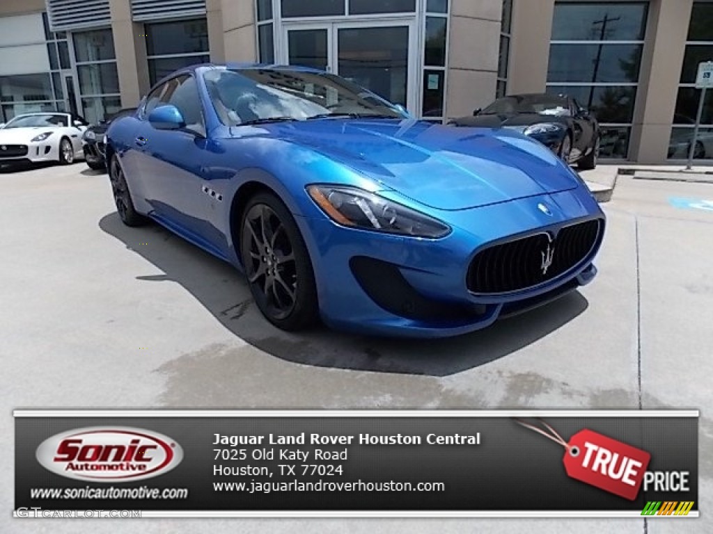 2013 GranTurismo Sport Coupe - Blu Sofisticato (Sport Blue Metallic) / Bianco Pregiato photo #1
