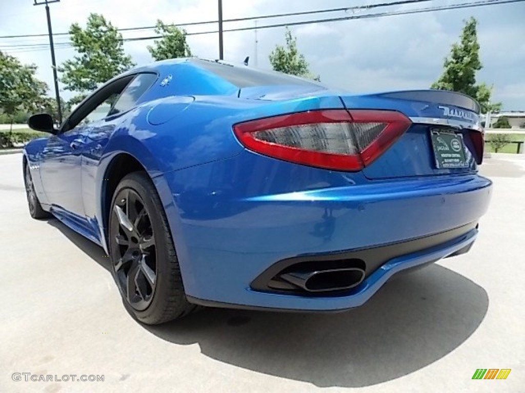 2013 GranTurismo Sport Coupe - Blu Sofisticato (Sport Blue Metallic) / Bianco Pregiato photo #8