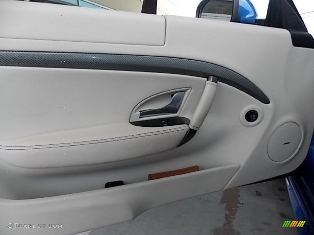 2013 Maserati GranTurismo Sport Coupe Bianco Pregiato Door Panel Photo #94603153
