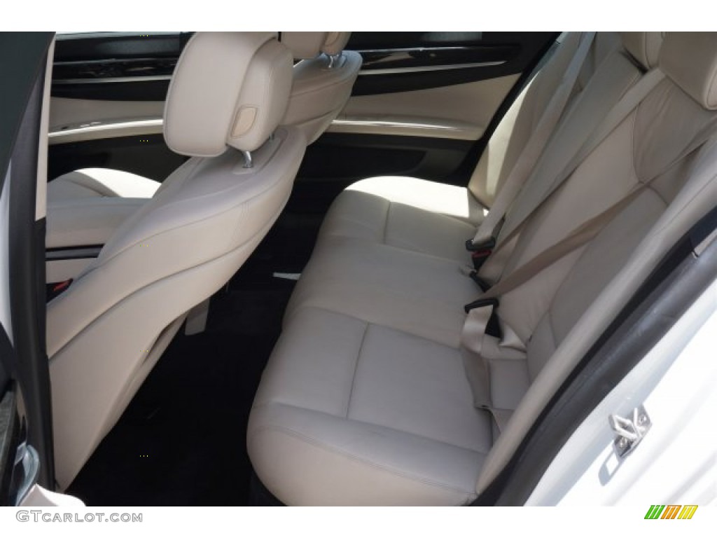 2012 7 Series 740i Sedan - Mineral White Metallic / Oyster/Black photo #13