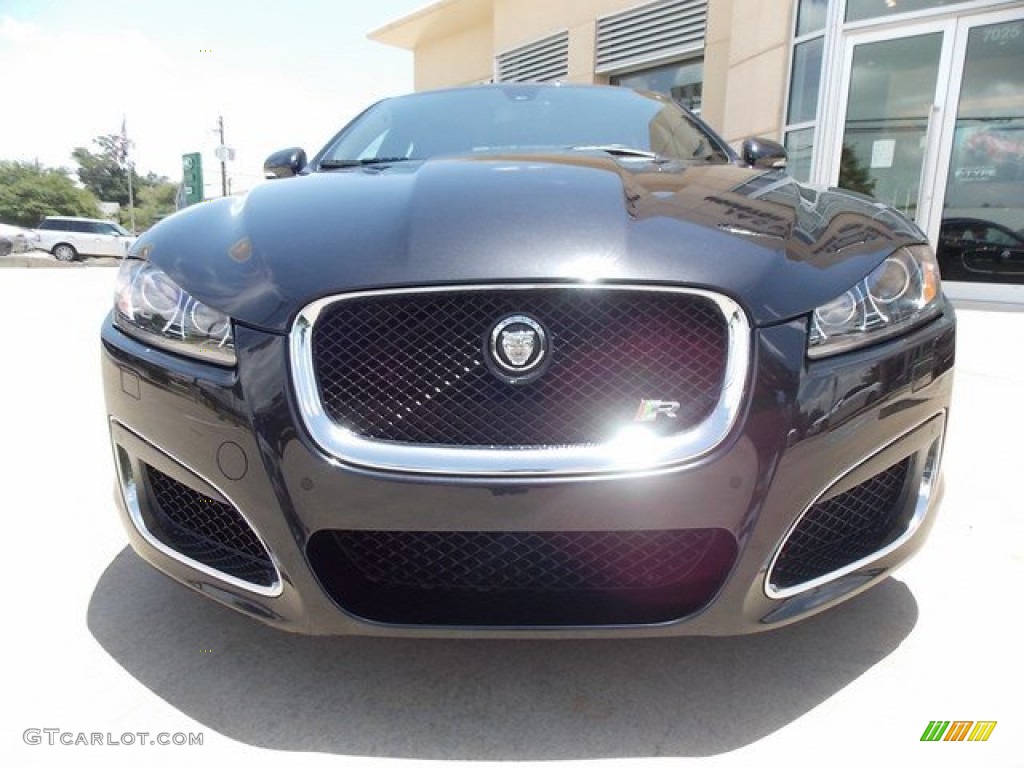 Midnight Black 2012 Jaguar XF XFR Exterior Photo #94603600