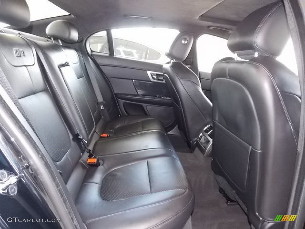 2012 Jaguar XF XFR Rear Seat Photo #94603762