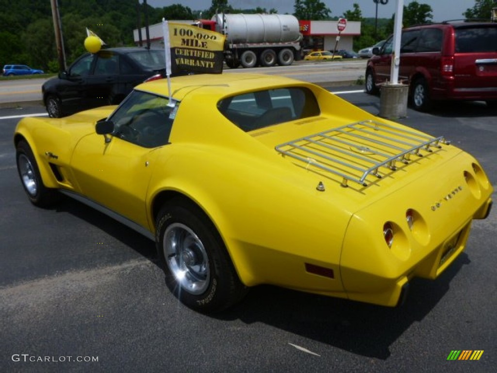 1975 Corvette Stingray Coupe - Bright Yellow / Light Neutral photo #3