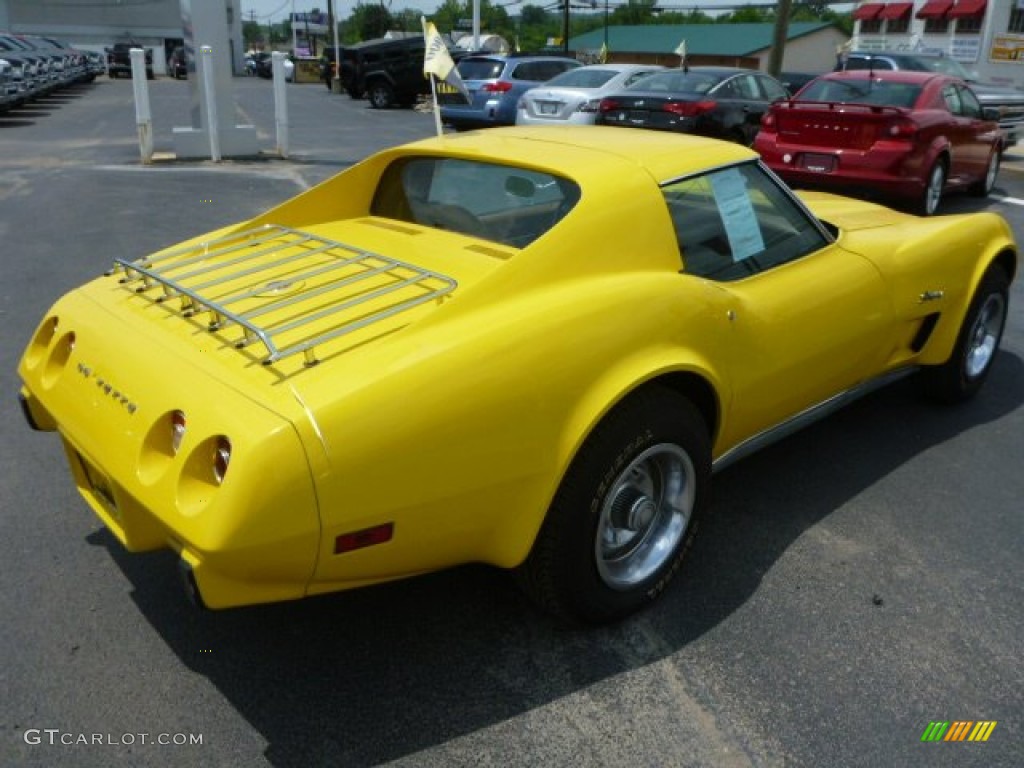 1975 Corvette Stingray Coupe - Bright Yellow / Light Neutral photo #5