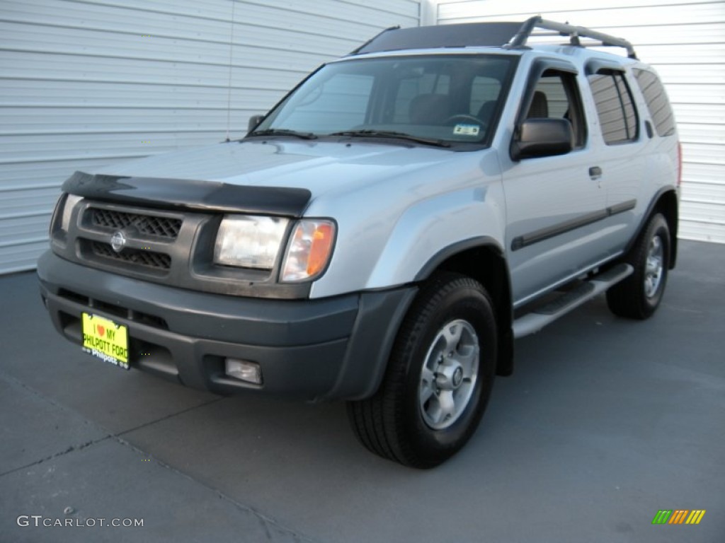 2000 Xterra SE V6 - Silver Ice Metallic / Dusk photo #7