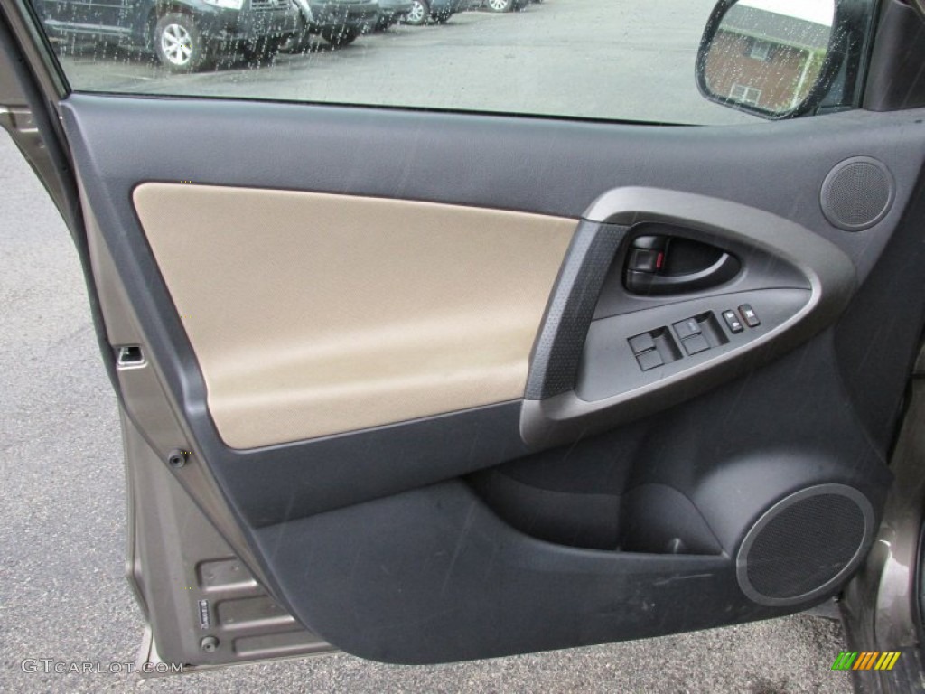 2011 Toyota RAV4 I4 4WD Sand Beige Door Panel Photo #94606729