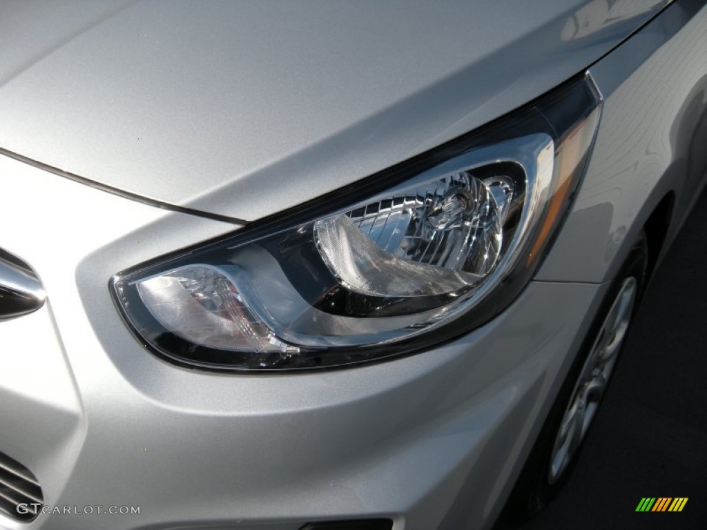 2013 Accent GS 5 Door - Ironman Silver / Black photo #9