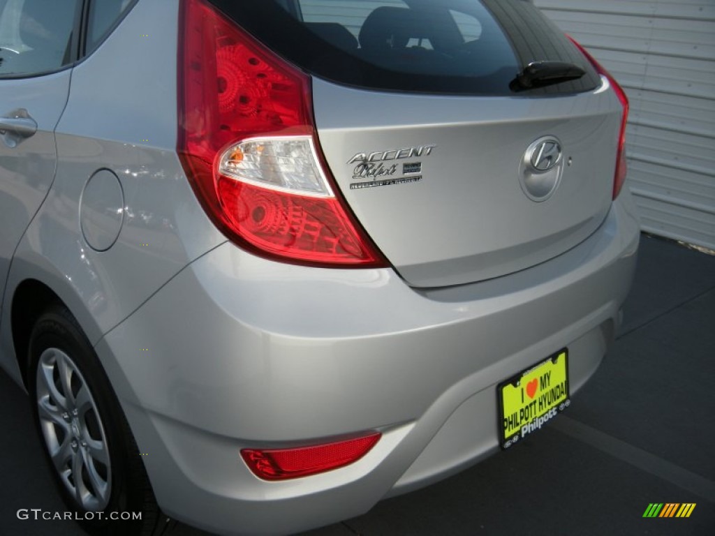 2013 Accent GS 5 Door - Ironman Silver / Black photo #20