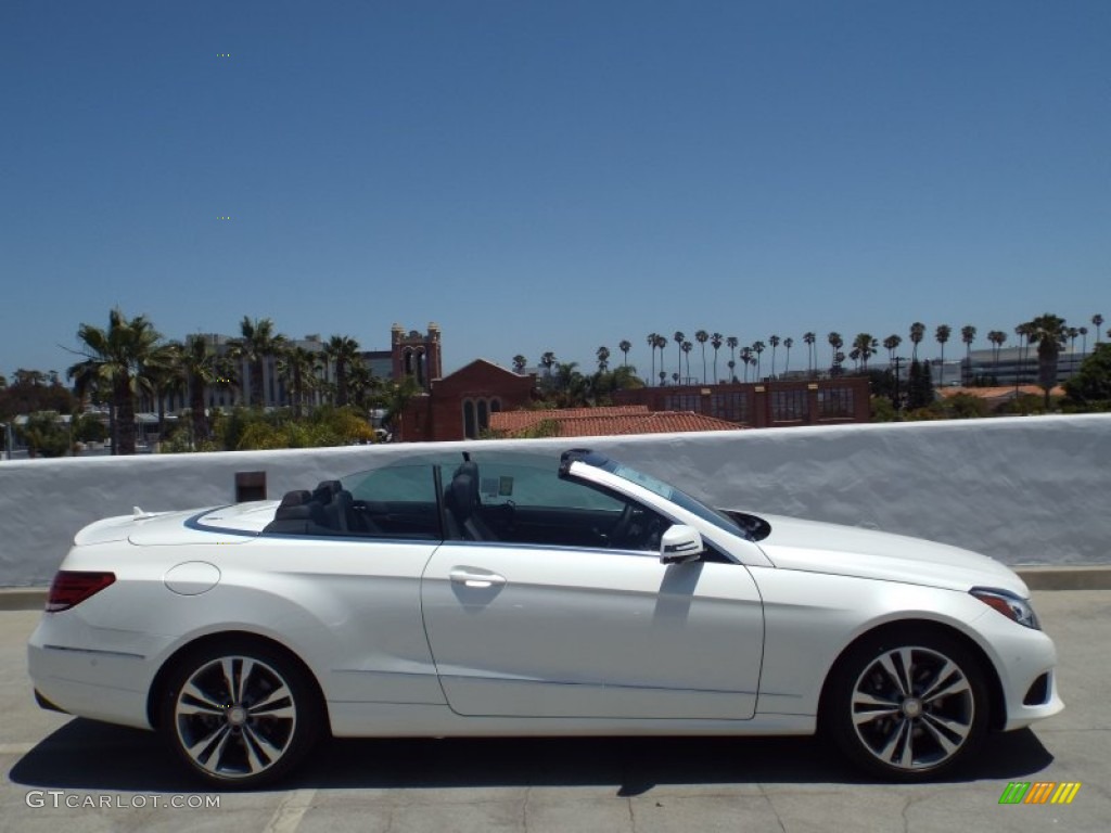 2014 E 350 Cabriolet - Diamond White Metallic / Black photo #3