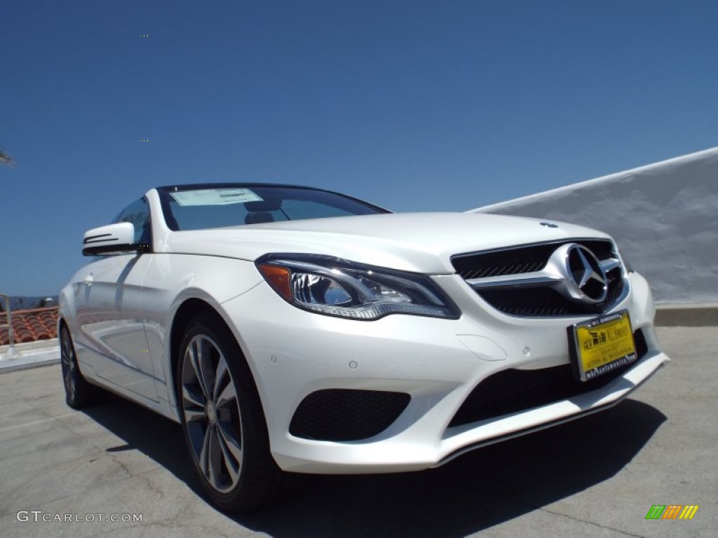 2014 E 350 Cabriolet - Diamond White Metallic / Black photo #11