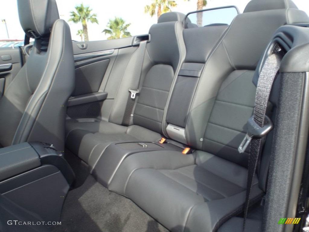2014 E 550 Cabriolet - Black / Black photo #6