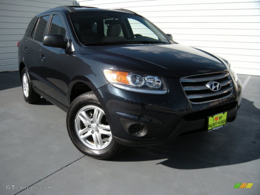 Pacific Blue Pearl Hyundai Santa Fe