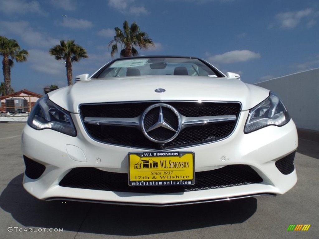 2014 E 350 Cabriolet - Diamond White Metallic / Grey/Black photo #2
