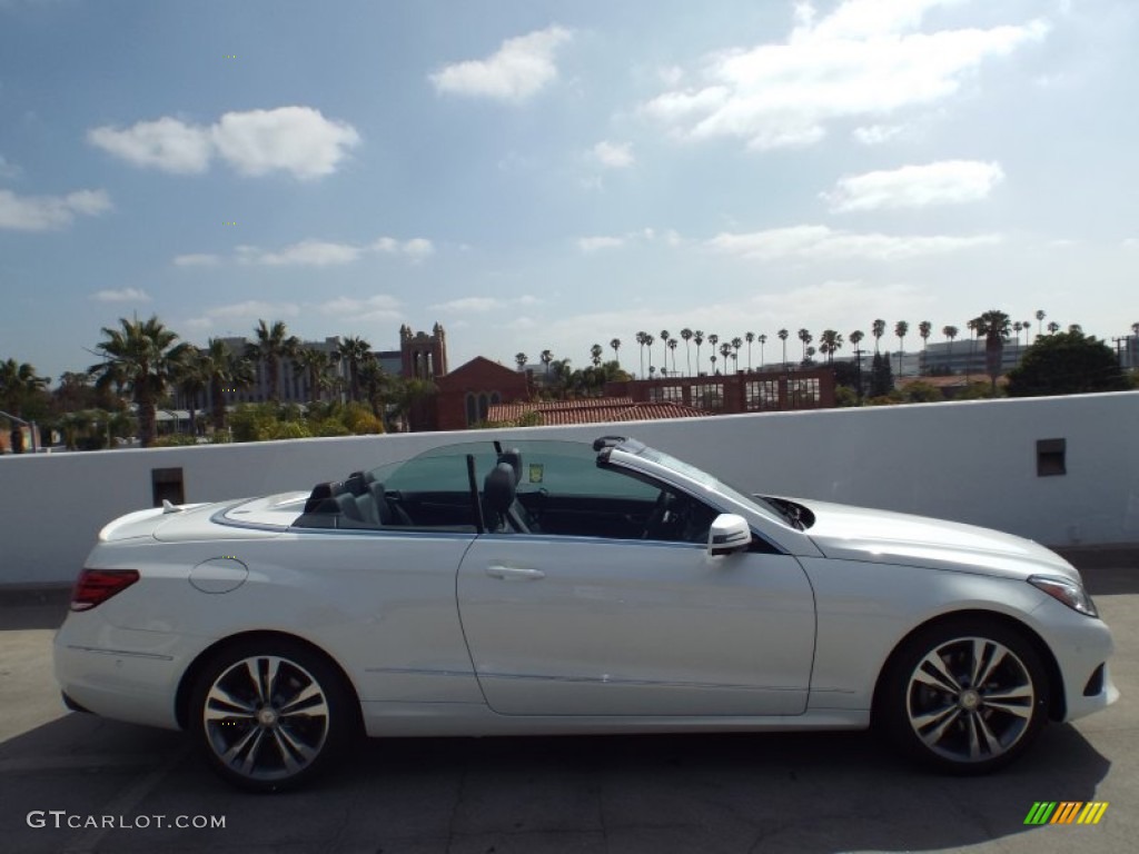 2014 E 350 Cabriolet - Diamond White Metallic / Grey/Black photo #3
